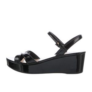 Patent Leather Prada Sport Flatforms